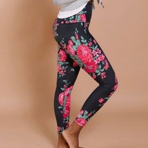 Albion fit Antigua pink floral legging
